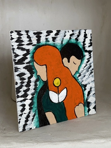 Интерьерная картина Пара 14*14 см